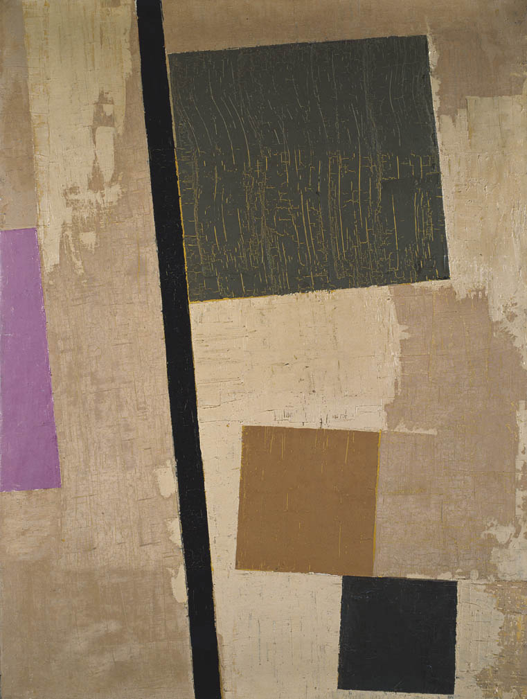 Tři čtverce, 1962, olej, latex / plátno, 120 x 90 cm