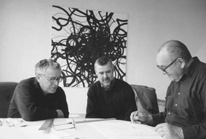 Mit Zdeněk Ziegler und Zdeněk Křenek, 1999